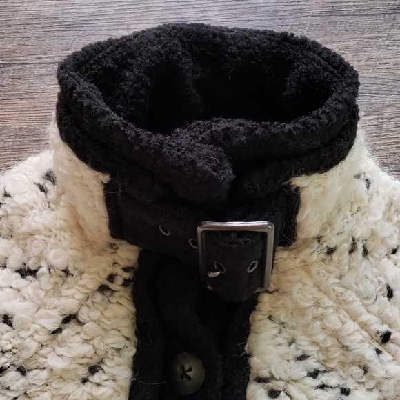 NWT! Free People High Collar Boucle Coat - Picture 5 of 14